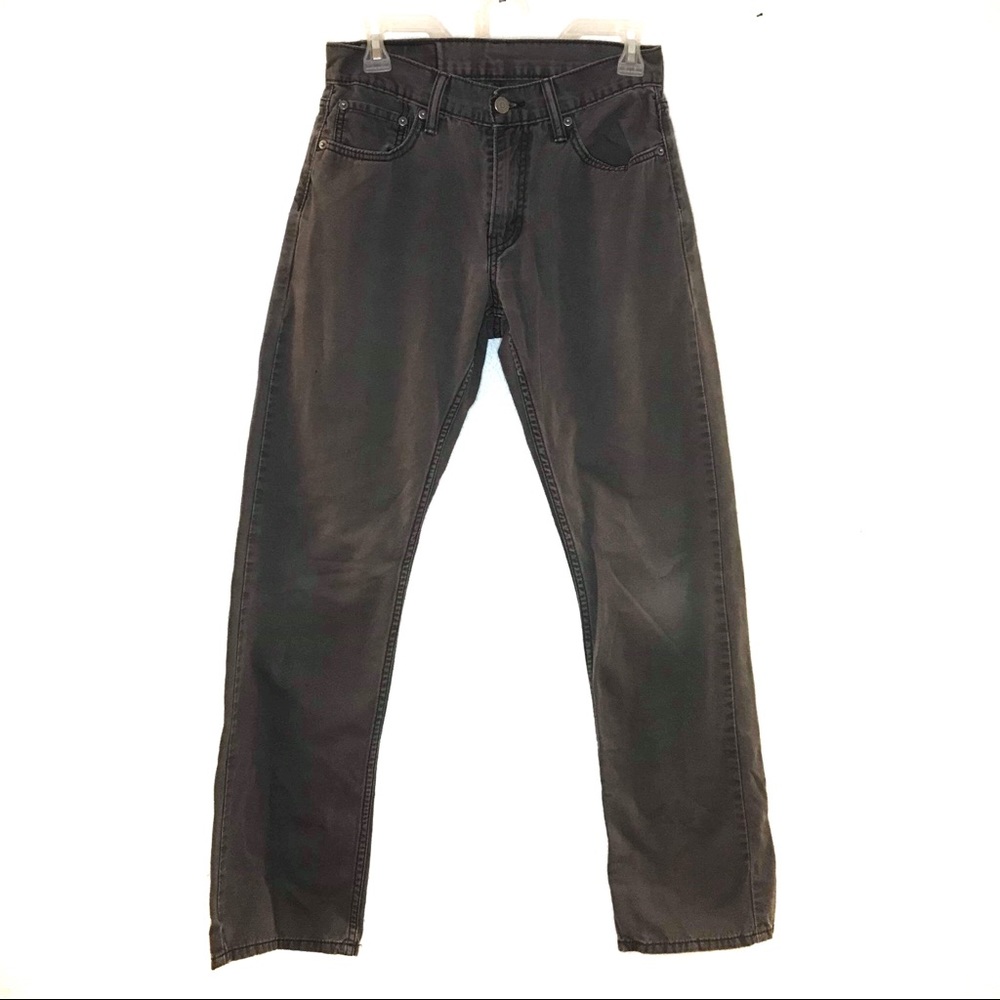 Levi Mens 514 Black Jeans 29x32